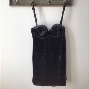 Sexy velour lingerie